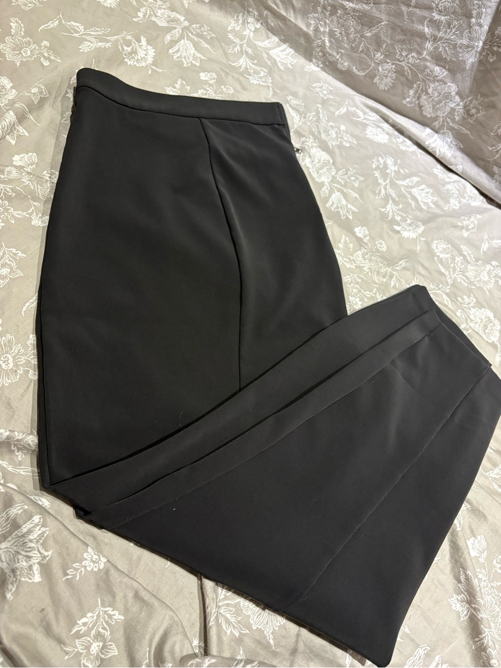 J. Crew any day black pants slim leg 2X back zip